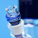 16” Castle Glassworks, Colored Tube High-Quality Borosilicate Glass Beaker Bong