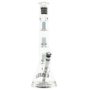 18" 7mm Castle Glassworks Double Showerhead Beaker