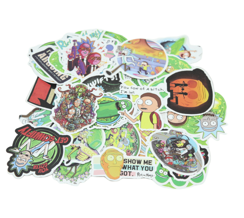 Cartoon Water Proof Stickers 6packs Deal - 300 pcs non-repeating