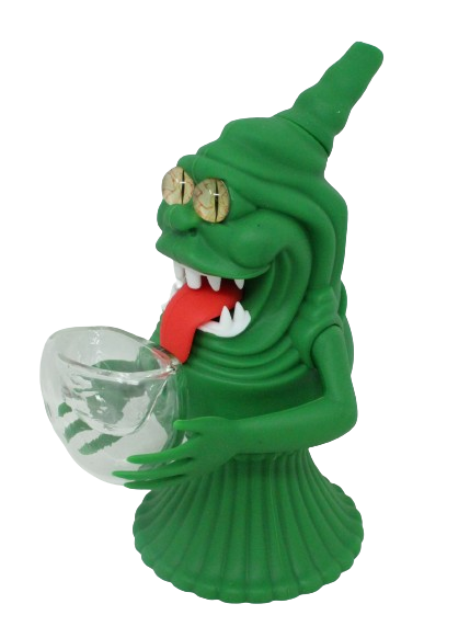 5" Green Monster Silicone Water Pipe