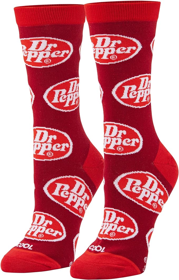 Licensed 2pk Funky Socks - Dr. Pepper