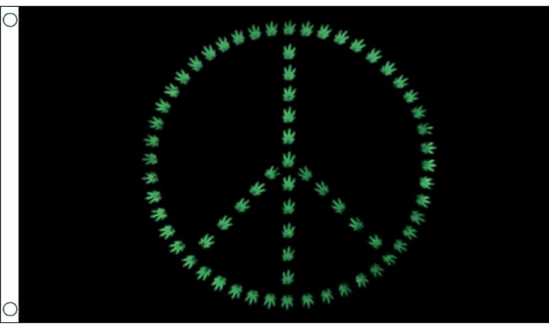 Leaf Peace Flag - 3' x 5'