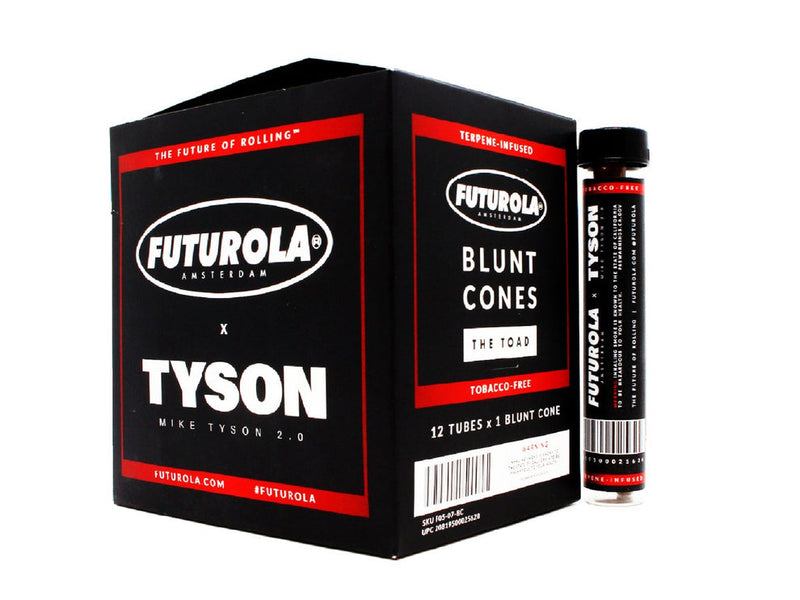 Futurola – Tyson Ranch “The Toad” Terpene-Infused Blunt Cones Version 2.0 – 12ct Display Box
