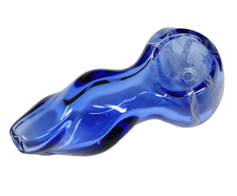 2.5 Spiral Glass Hand Pipe - Assorted Colour