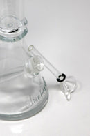 10“ Clear Blueberry Double Ring Soft Glass Beaker