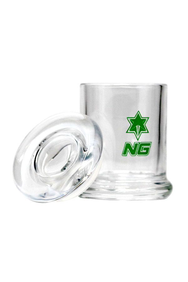 NICE GLASS Airtight Cylinder Glass Jar -  Small Tall