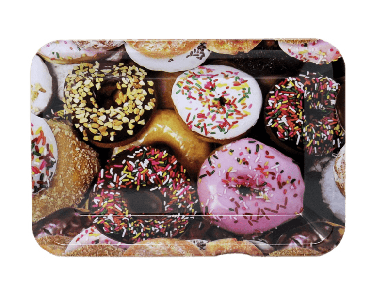 Donuts Metal Rolling Tray
