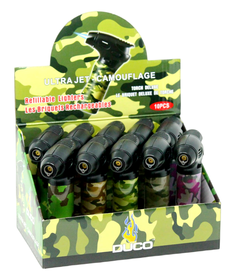 DUCO Easy Grip Ultra Jet Torch Camouflage Series - 10pcs/Display