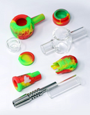 Multi-Function Silicone Pipe/Nectar Collector-Assorted color