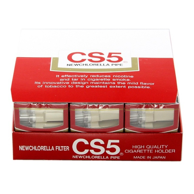 CS5 New Chlorella Cigarette Filters - 30 Packs/Display