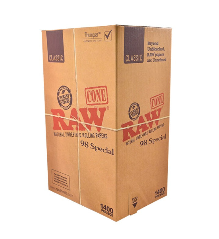 RAW Classic Pre-Rolled Cones 98 Special - 1400/Box