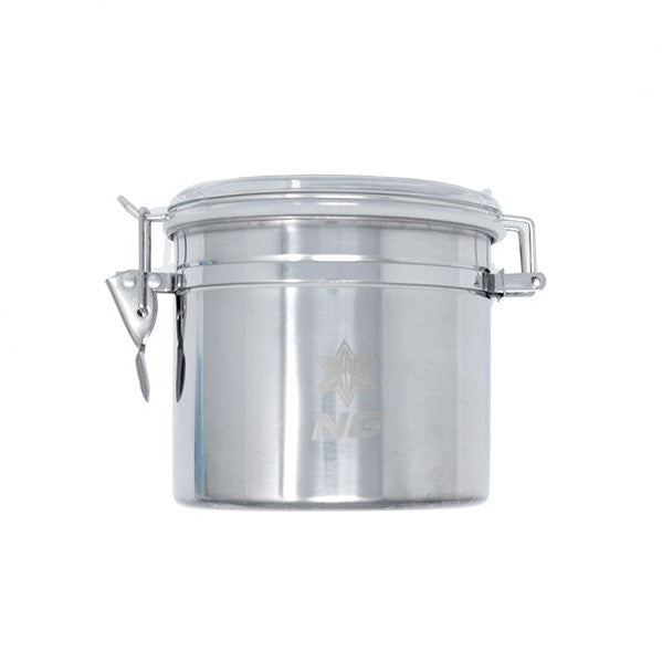 NICE GLASS Stainless Metal Canister - Wide