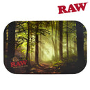 RAW Smokey Trees Rolling Tray Cover - medium-11" X 7"