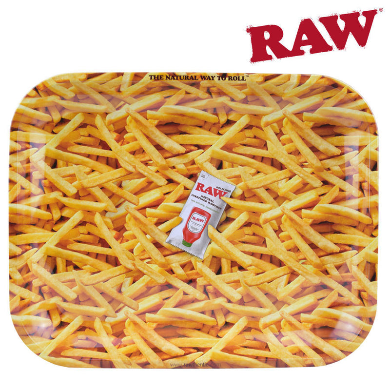 RAW French Fries Rolling Tray - Large- 13"x11"