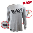 RPxRAW CREWNECK BLACK BRAND LONG SLEEVE