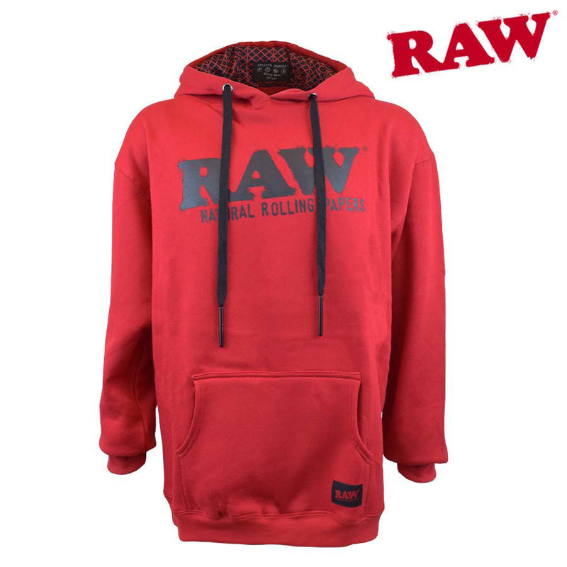 RP x RAW RED PULLOVER HOODIE- MEDIUM