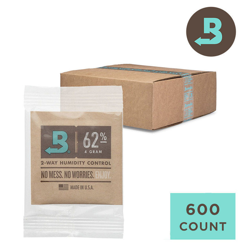 BOVEDA 4G HUMIDITY CONTROL PACK - INDIVIDUALLY WRAPPED - BOX 600