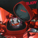 RAW GLASS CONE HEART PINK