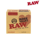 RAW GLASS CONE HEART PINK