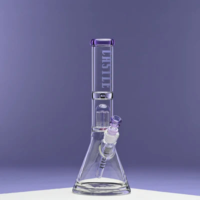 14” 9mm Castle Glassworks, 8 Arm Precision Crafted Beaker Bong
