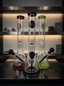 👑 King Glass 16" Assorted Color Beaker Bong 👑