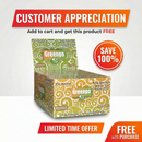 Greengo Ultimate 3 in 1 Pack King Size Slim Rolling Papers - 22 Packs/Box - FREE with Purchase