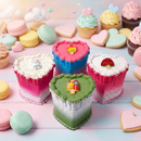 🍰🍉Unique 70mm Sweet Treat Heart Grinder 💖✨- Assorted Designs