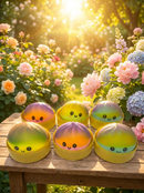 🔥Limited 🥟🌈Colorful Mystery Squishy Dumplings –  Summer Edition 🌸Assorted Colors 12 pcs/display case