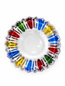 🌈✨ Unique CRYSTAL-CUT Luxury Rainbow Ashtray 🔥💎