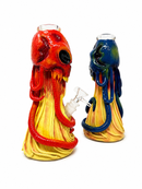 👽💀 10" Alien Skull Tentacle Bong 🐍🔥- Assorted color