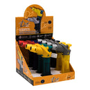 DUCO- Daytona Single Torch Flame- Frosty Rubberized series - 8 pcs/ Display
