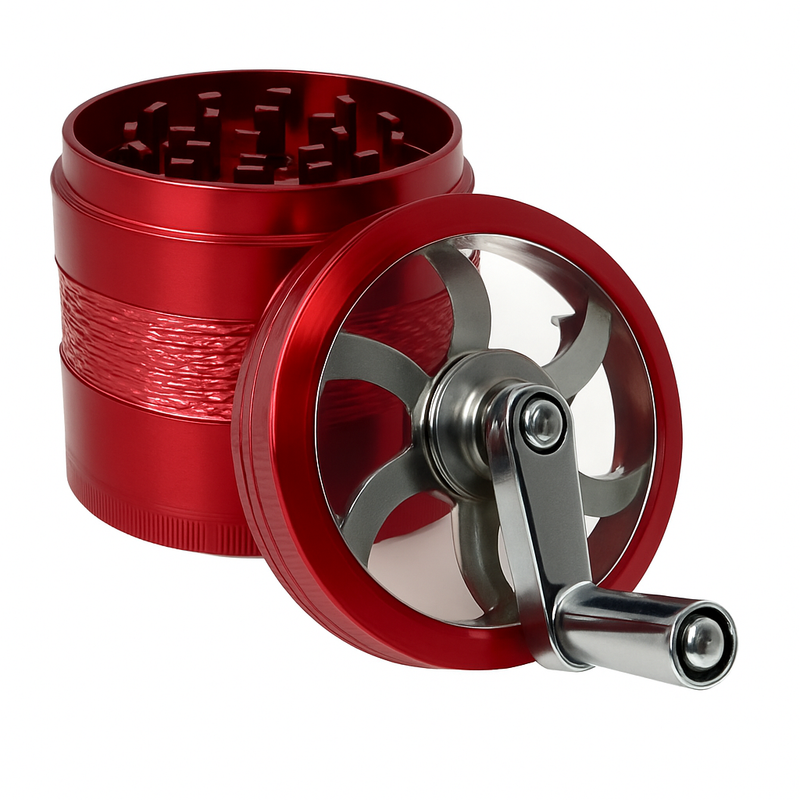 63mm 5-Layer Crank Handle Metal Grinder Display Set