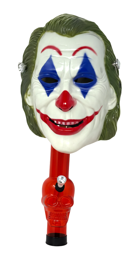 Killer Clown Skull Acrylic Bong