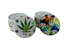 Leaf Design Grinder 63mm -  4-Piece Assorted Design