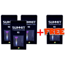 Buy 3 get 1 FREE - 14mm SUMMIT Titanium Magnetic Bowl V2 - (4 Magnetic Dots) Assorted Colors