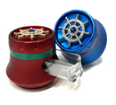 60mm Decorative Top Herb Grinder 6pcs set - Assorted color