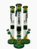 💚👑 Phoenix Star 18" Straight Tube Bong – 7mm Thick Glass 👑💚