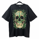 Unisex Graphic Streetwear T-shirt - Green Reaper Skull