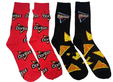 Licensed 2pk Funky Socks - Doritos