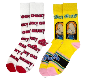 Licensed 2pk Funky Socks - Chucky