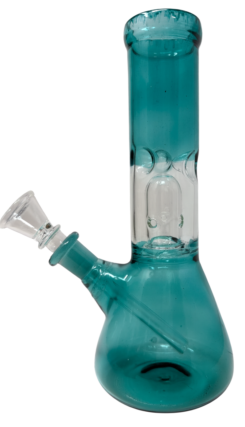 8" Splashguard Multi, Colored Glass Water Pipe - Assorted color