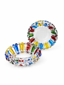 🌈✨ Unique CRYSTAL-CUT Luxury Rainbow Ashtray 🔥💎