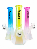 🌈✨ 10" PANDA PASTEL PRISM BONG COLLECTION 💨🔥Assorted color