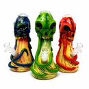 👽💀 10" Alien Skull Tentacle Bong 🐍🔥- Assorted color
