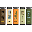 DUCO Windproof Refillable Lighters- Alpine Explore series -  50pcs/Display
