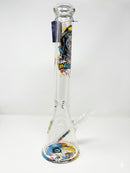 🌈🐱18'' 7mm Heavy Duty PHOENIX STAR Space Cat Beaker Bong - Unique Artist Design