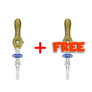 Buy 1 get 1 FREE - 10mm Nectar Collector with Quartz Tip - Assorted Color