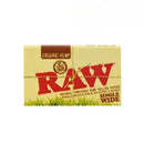 RAW Organic Hemp Single Wide Double Window - 25 Packs/Box