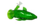 7" Green Shark Glass Water Pipe