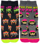 Licensed 2pk Funky Socks - Warrior & Macho